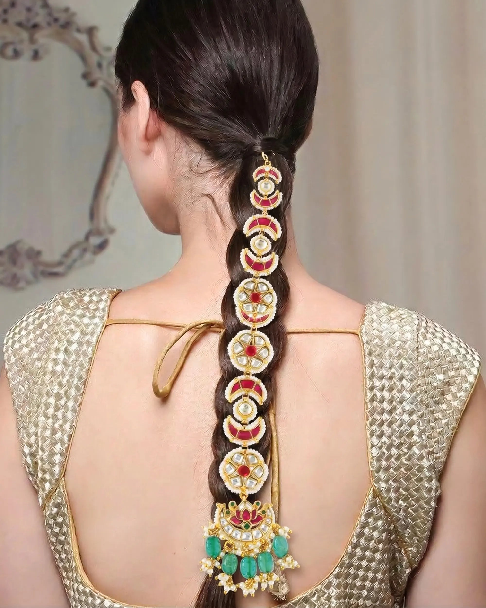 Bridal Hair Braid Choti