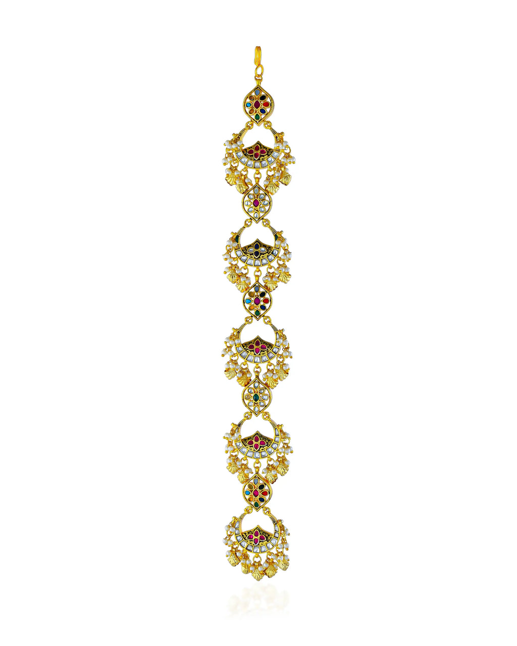 Kundan Meenakari Bridal Choti