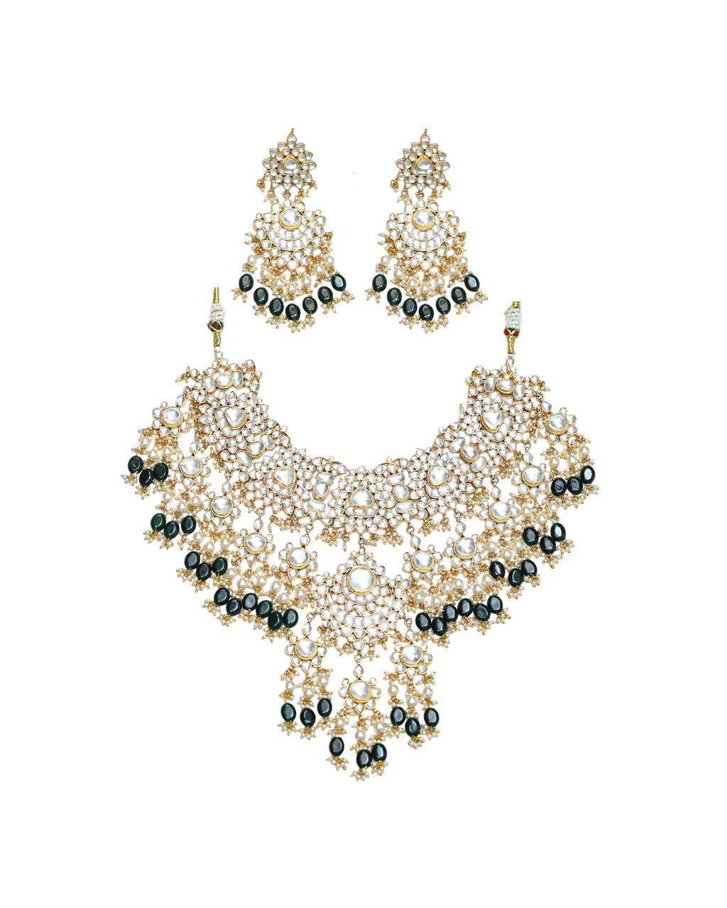 Royal Premium Statement Necklace Set with Earrings