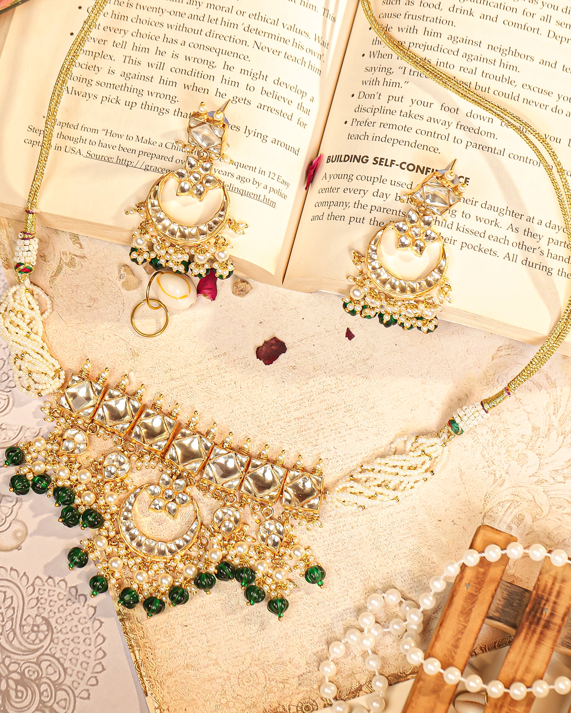 Premium Designer Choker Necklace Set with Earrings