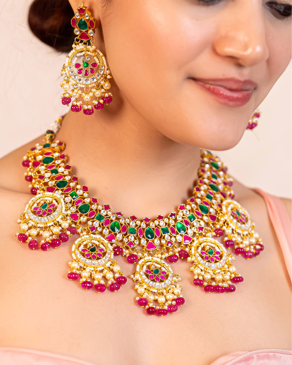 Premium Elegant Necklace Set with Earrings
