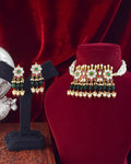 Lightweight Minimal Choker Necklace Set with Earrings