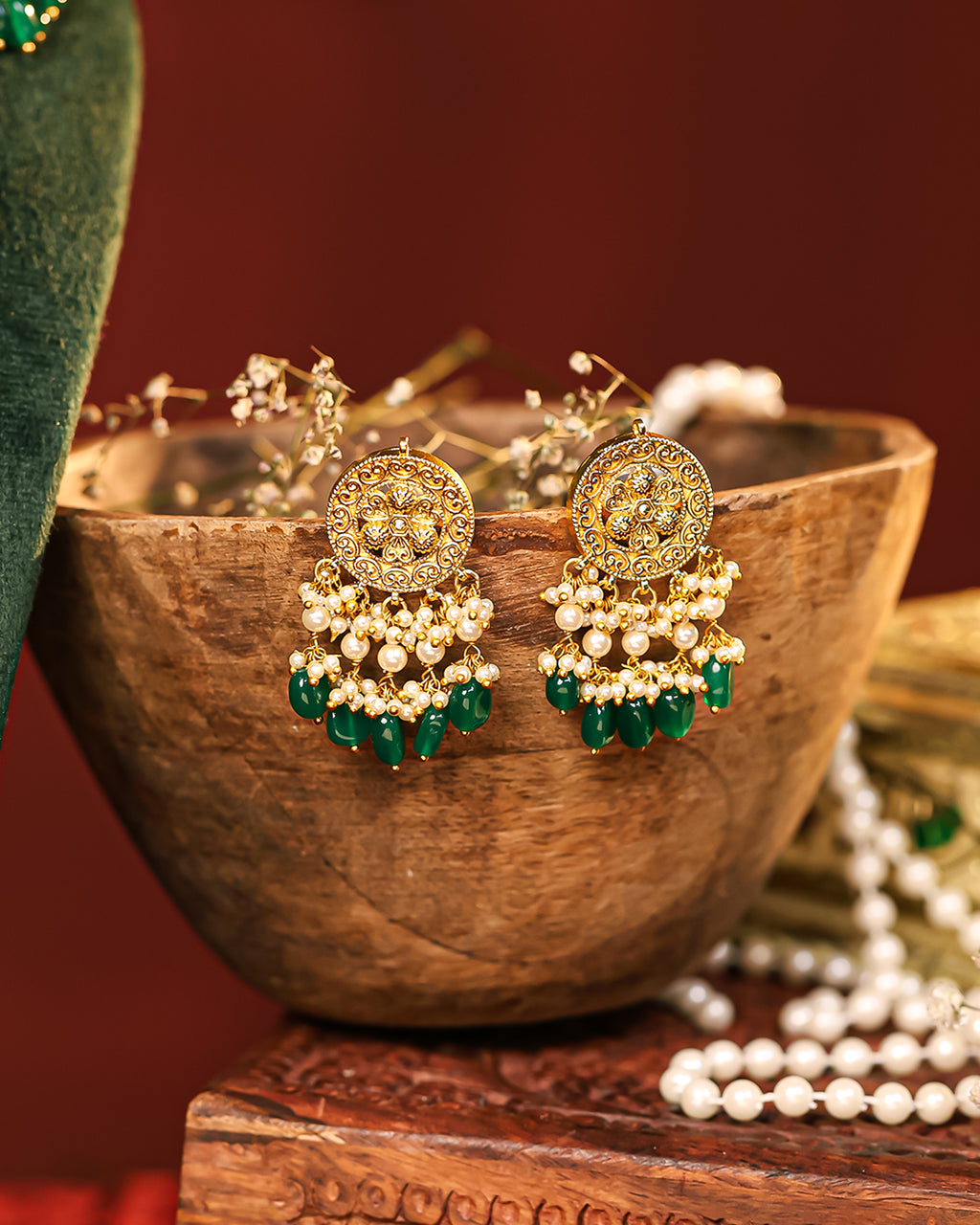 Premium Statement Necklace Set with Earrings