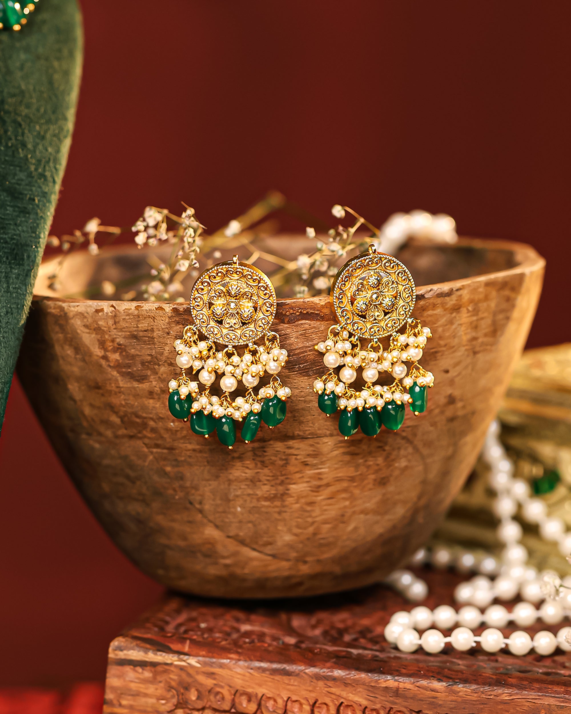 Premium Statement Necklace Set with Earrings