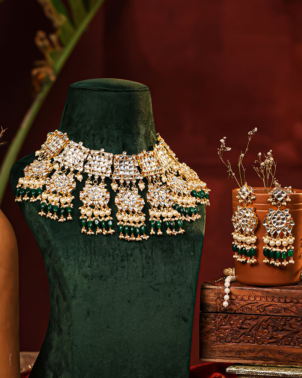 Royal Heavy Designer Necklace Set with Earrings