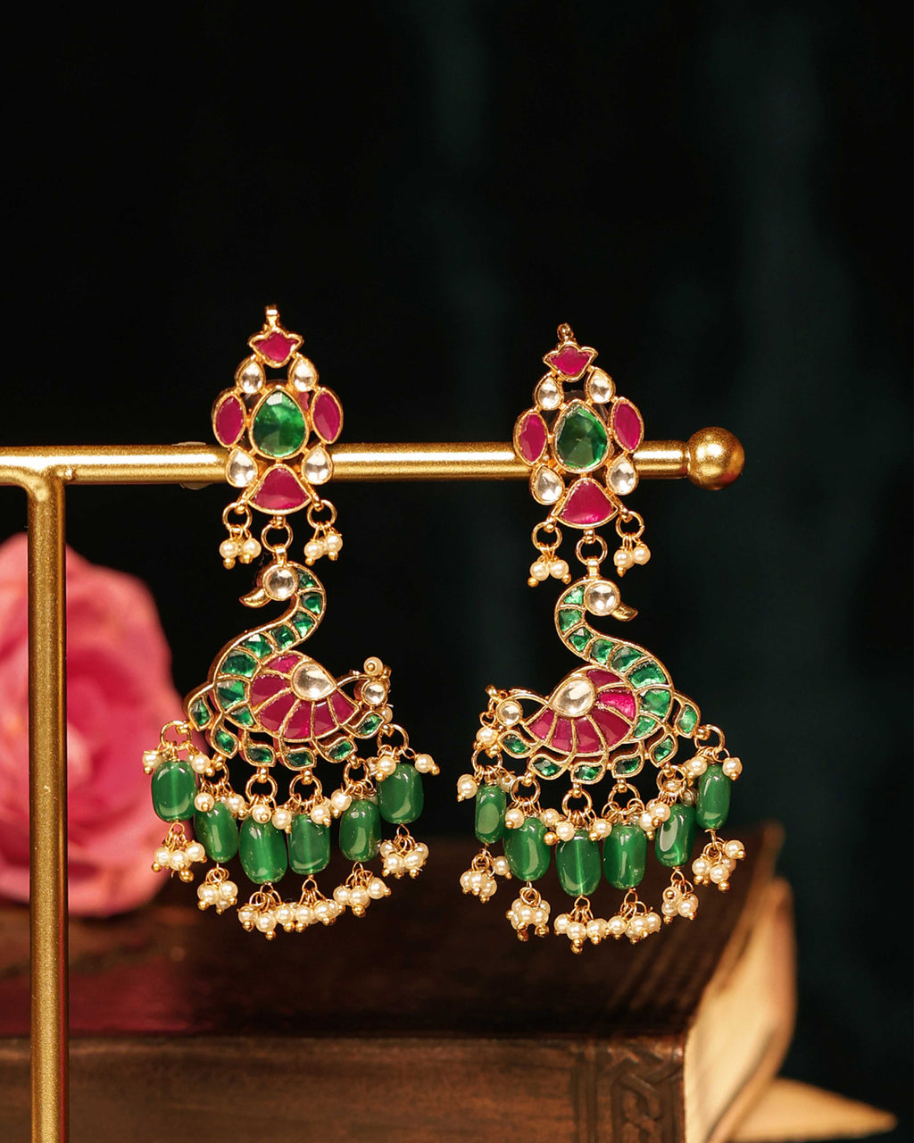 Elegant Statement Necklace Set with Earrings