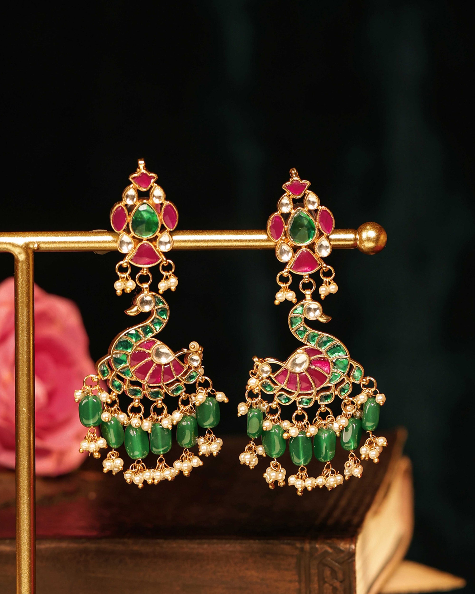 Elegant Statement Necklace Set with Earrings