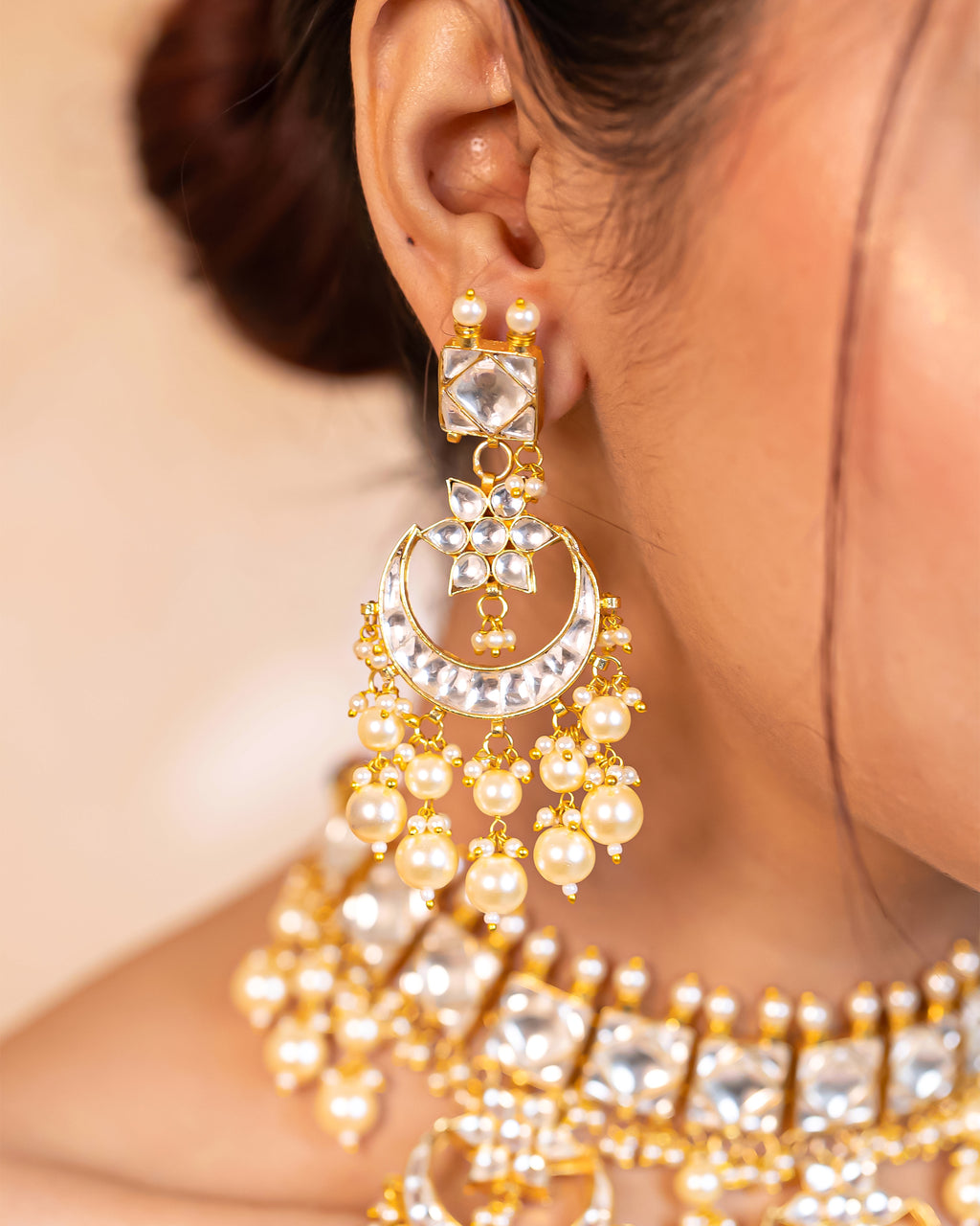 Premium Designer Choker Necklace Set with Earrings