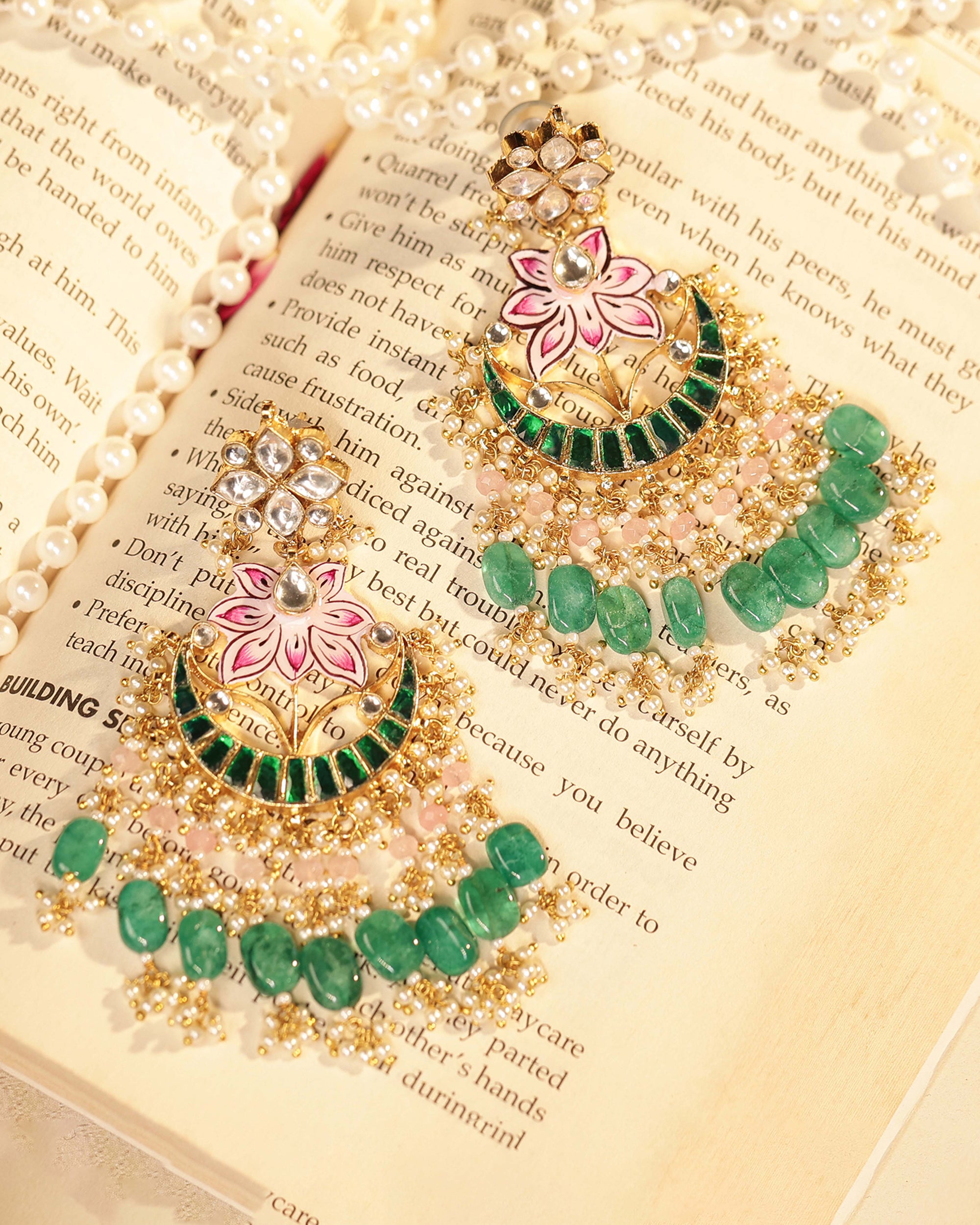 Royal Statement Choker Necklace Set with Earrings
