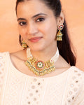 Premium Intricate Choker Necklace Set with Earrings