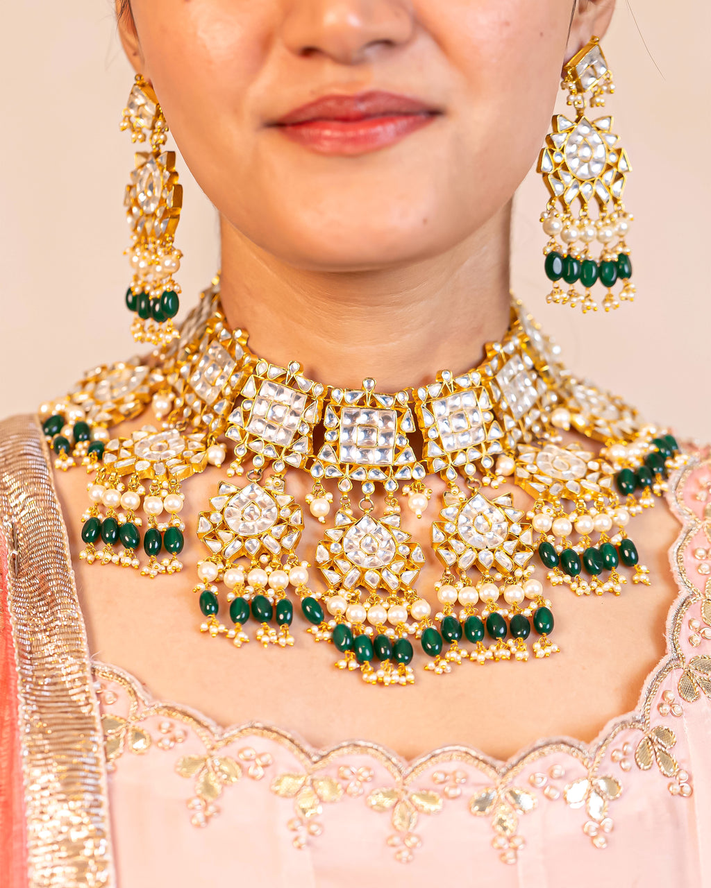 Royal Heavy Designer Necklace Set with Earrings