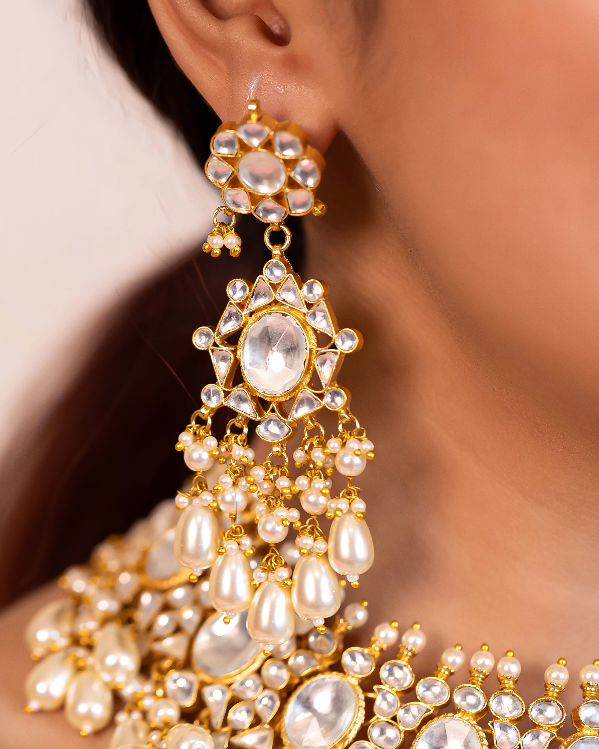 Premium Bridal Necklace Set with Earrings & Tikka