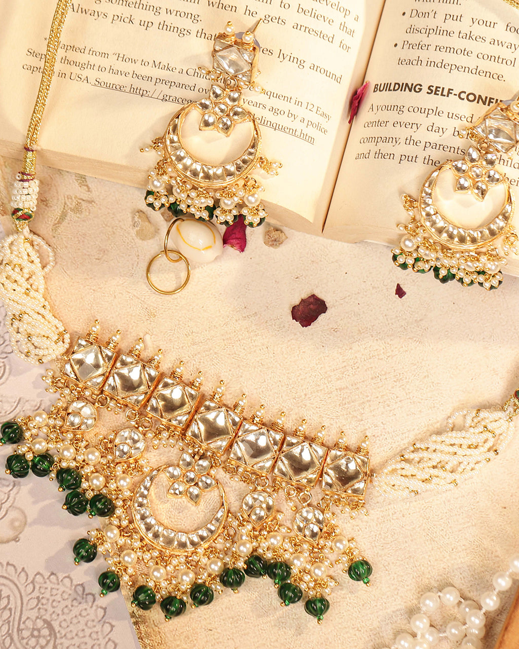 Premium Designer Choker Necklace Set with Earrings