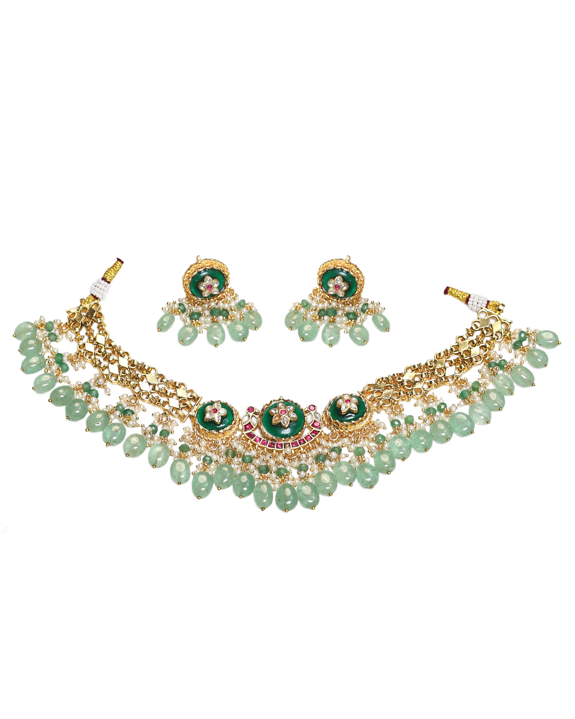 Classic Elegant Necklace Set with Earrings