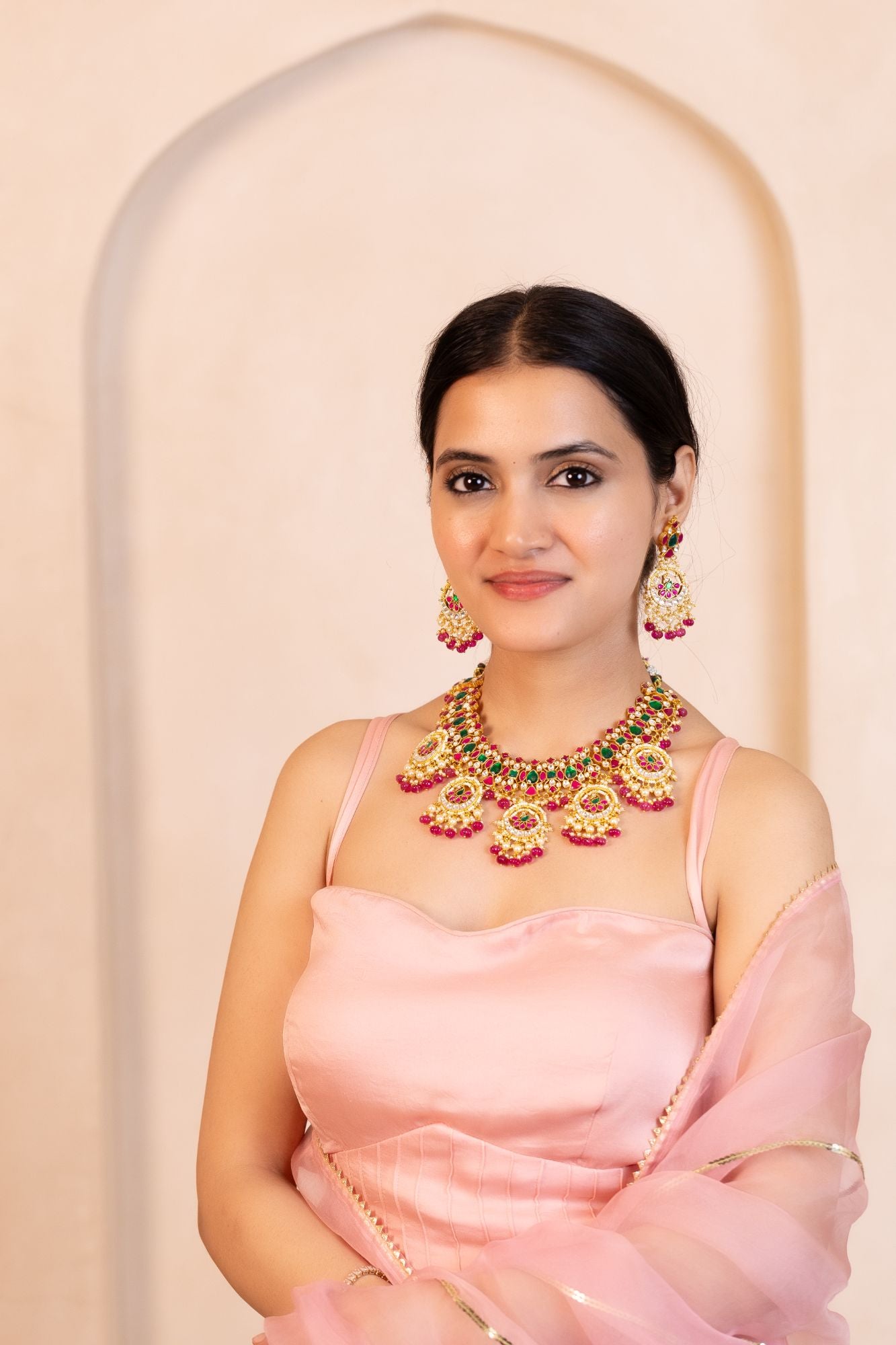 Premium Elegant Necklace Set with Earrings