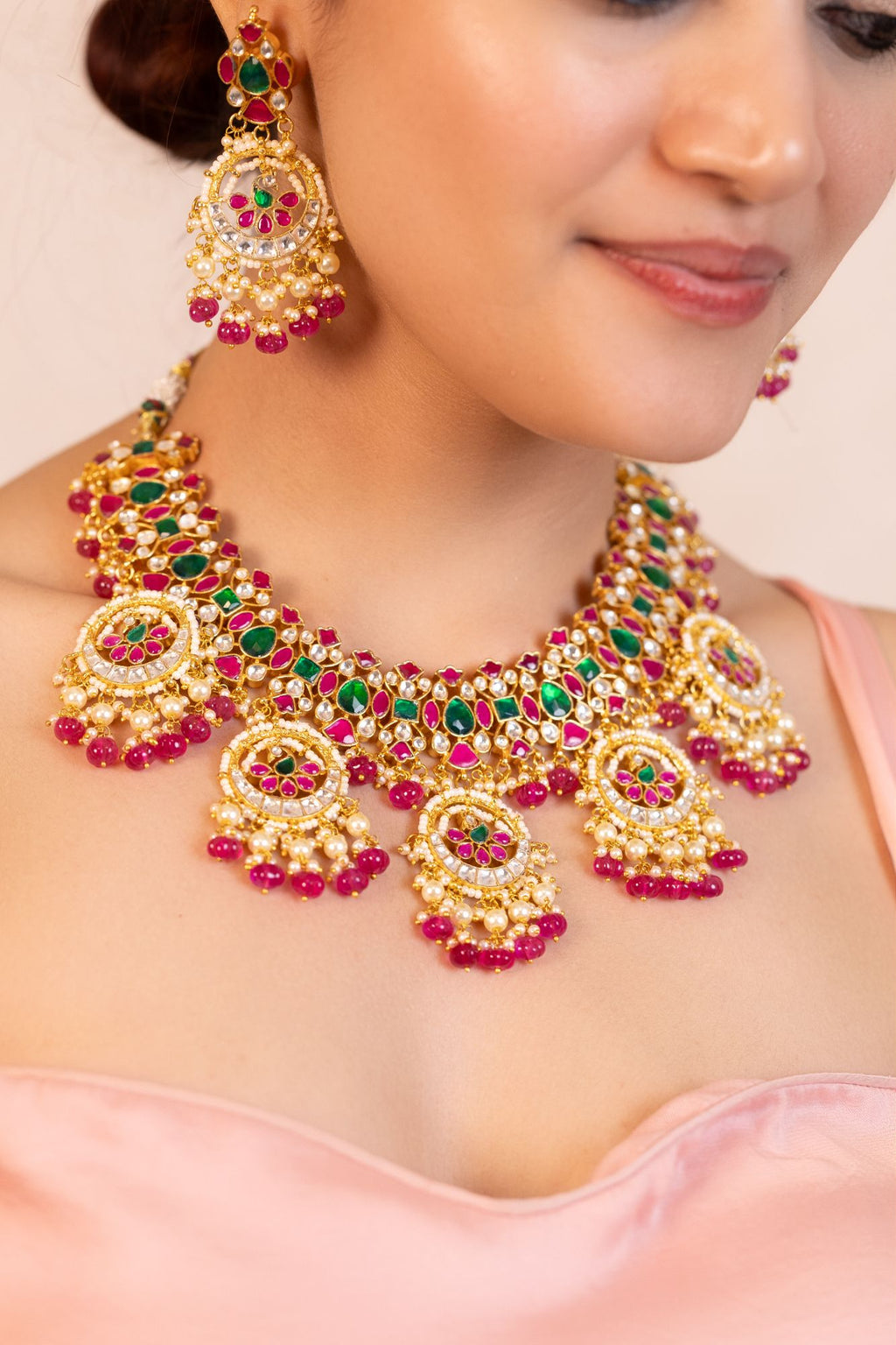 Premium Elegant Necklace Set with Earrings