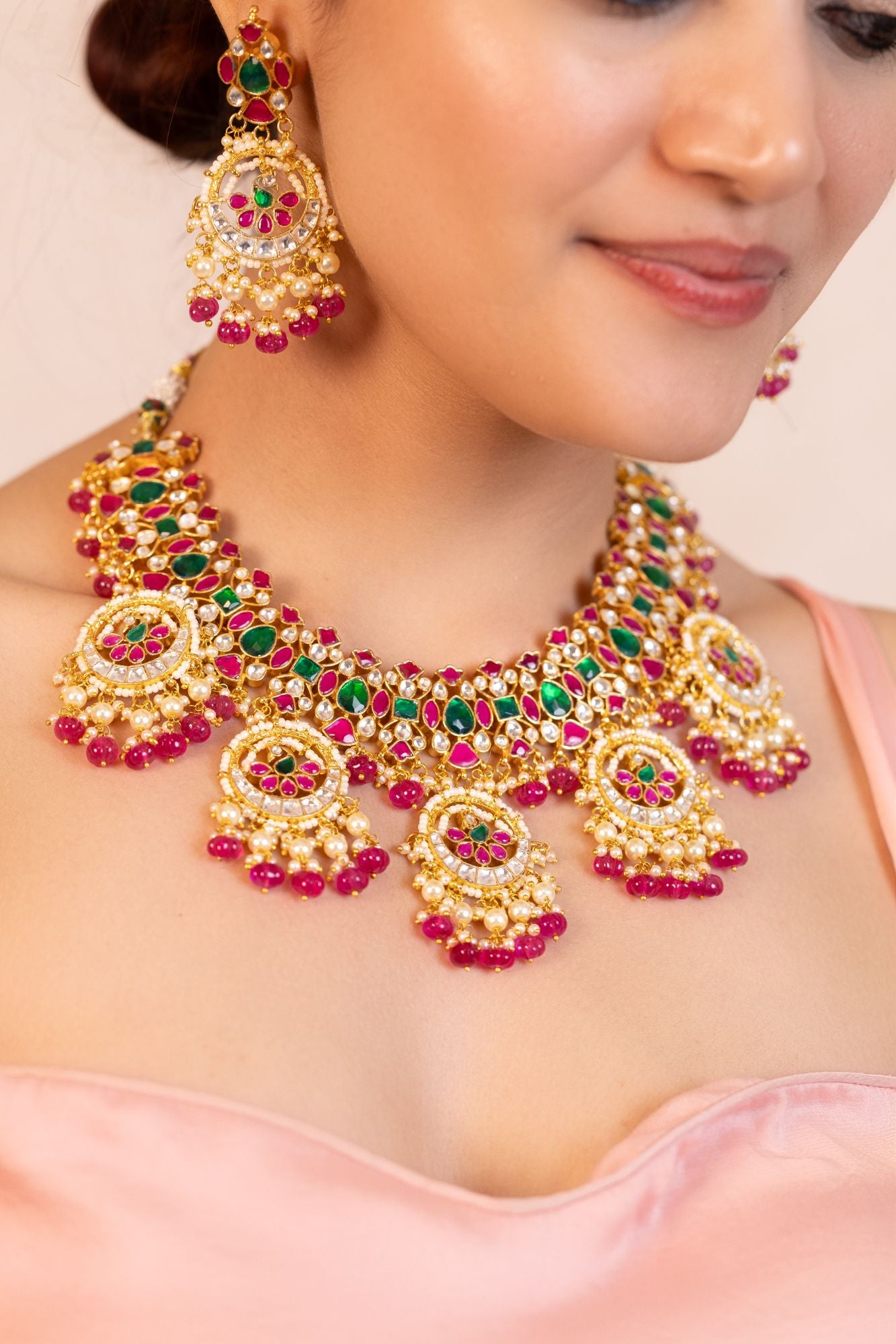 Premium Elegant Necklace Set with Earrings