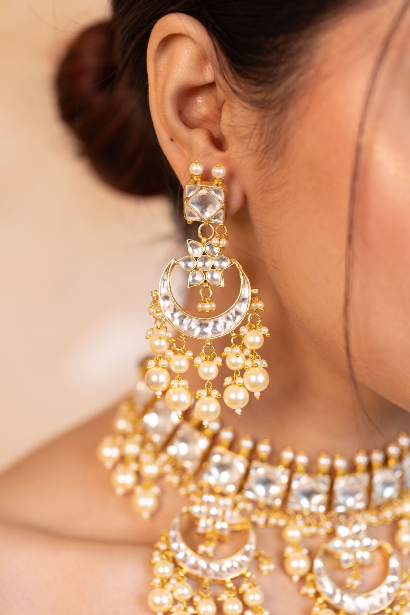 Premium Designer Choker Necklace Set with Earrings