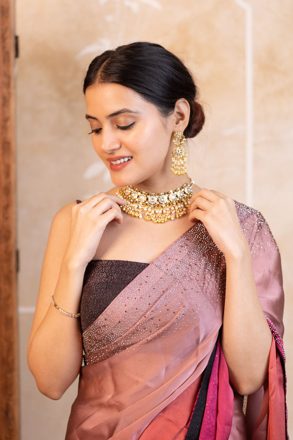 Premium Statement Necklace Set with Earrings