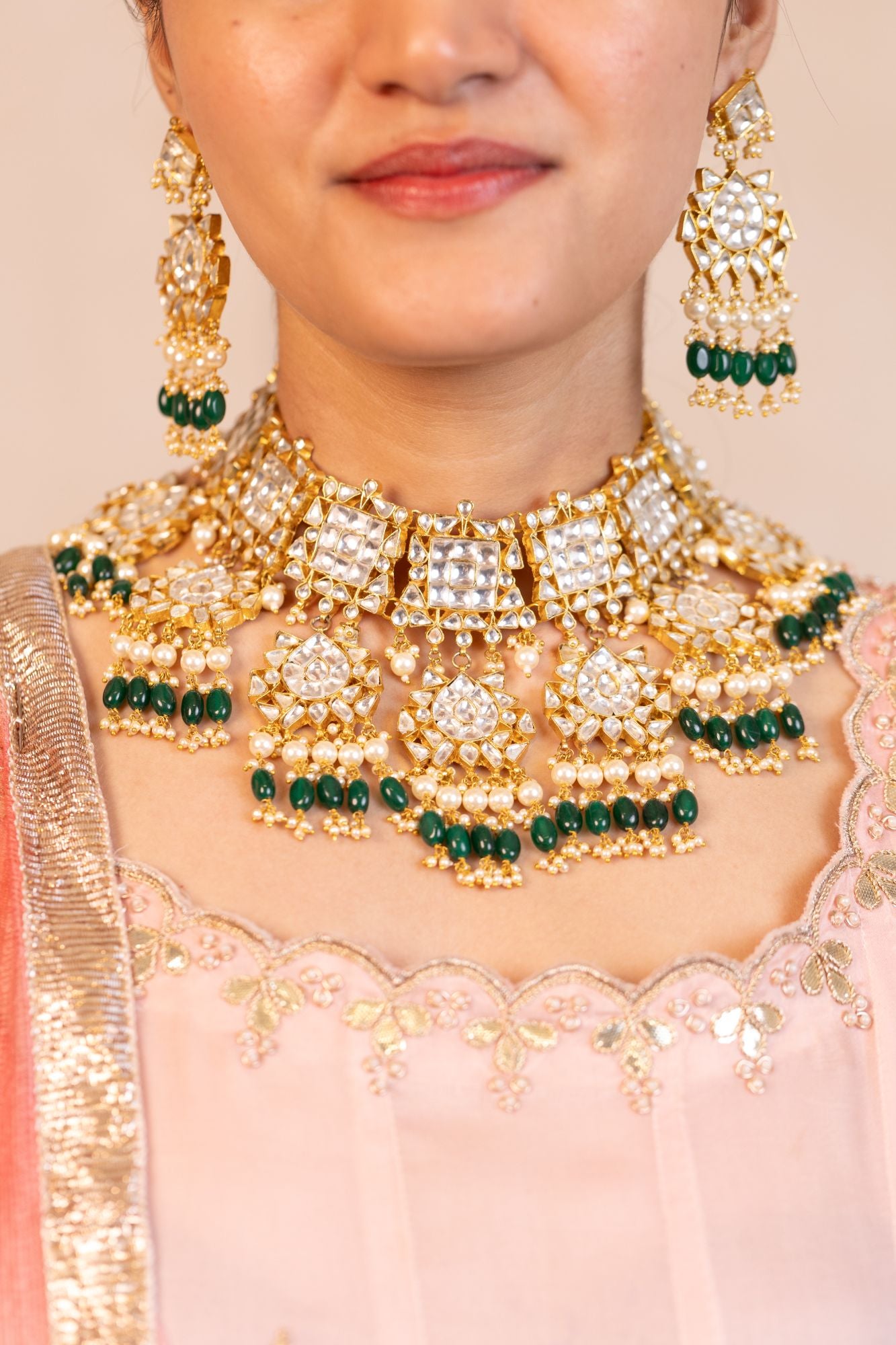 Royal Heavy Designer Necklace Set with Earrings