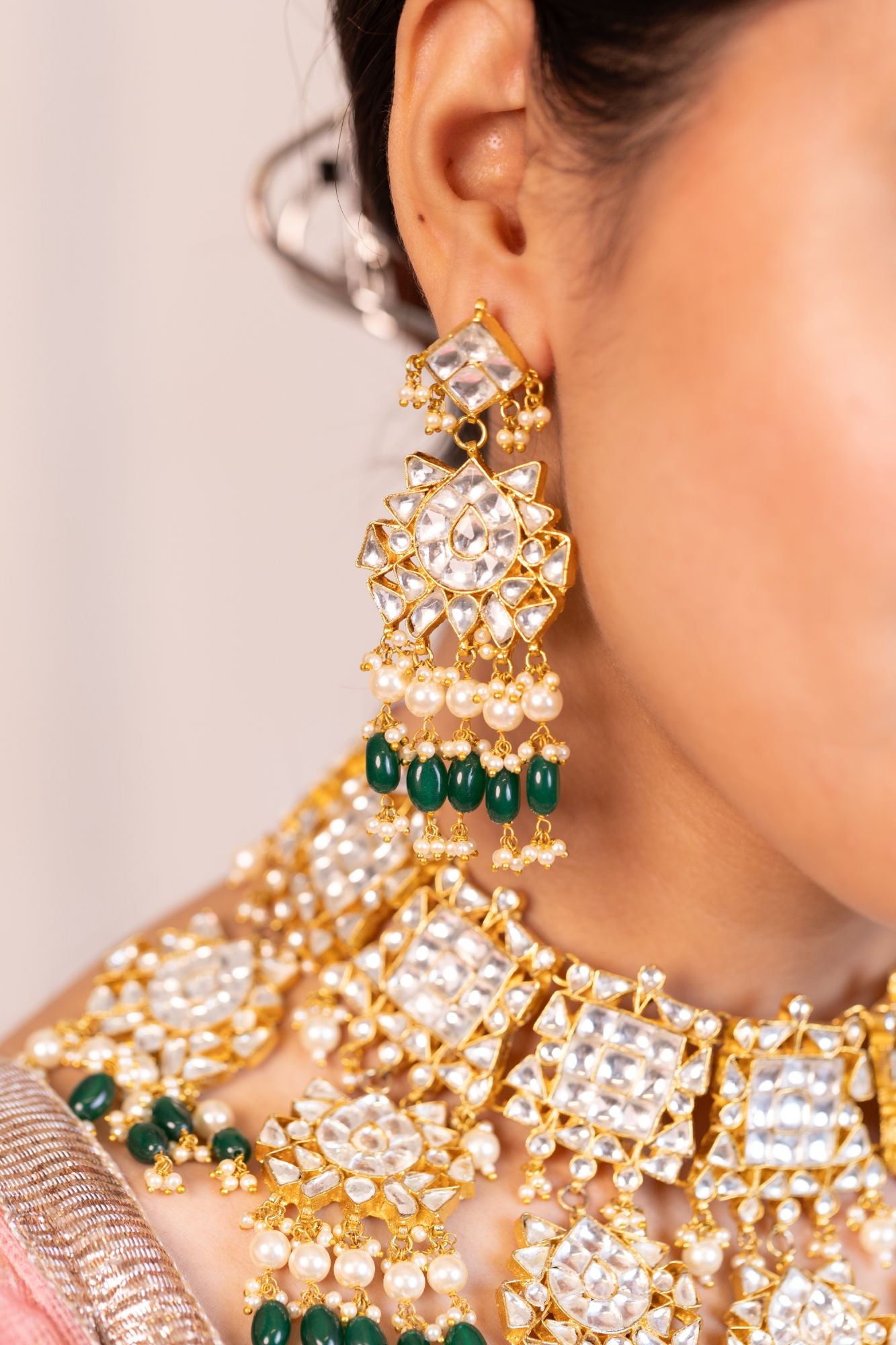 Royal Heavy Designer Necklace Set with Earrings