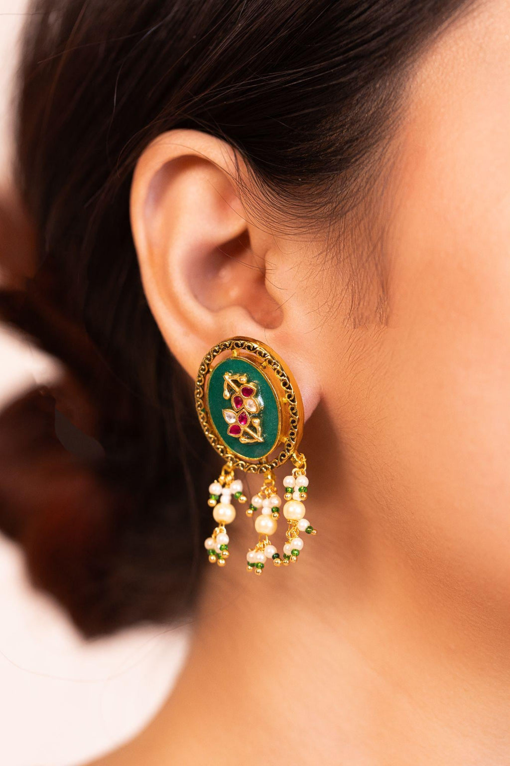 Handcrafted Kundan Choker Set | Traditional Indian Bridal Pearl Necklace
