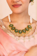 Handcrafted Kundan Choker Set | Traditional Indian Bridal Pearl Necklace