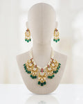 Royal Navratna Meenakari Pachi Kundan Choker Set with Emerald Drops  Festive Wedding Necklace