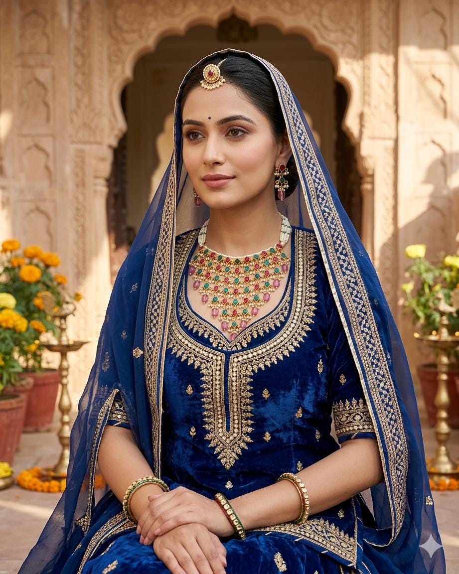 Gold Plated Kundan Choker Set | Red Green Pear Stones, Pearls, Pink Beads, Earrings